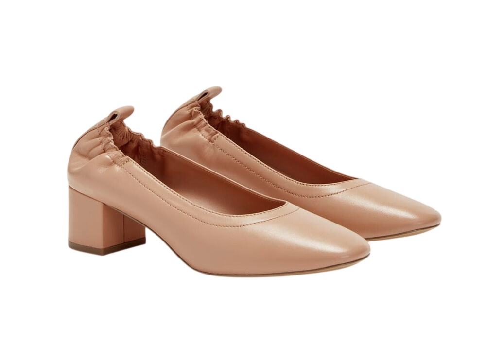 Everlane Classic Blush Tan Day Heel Pumps Size 8